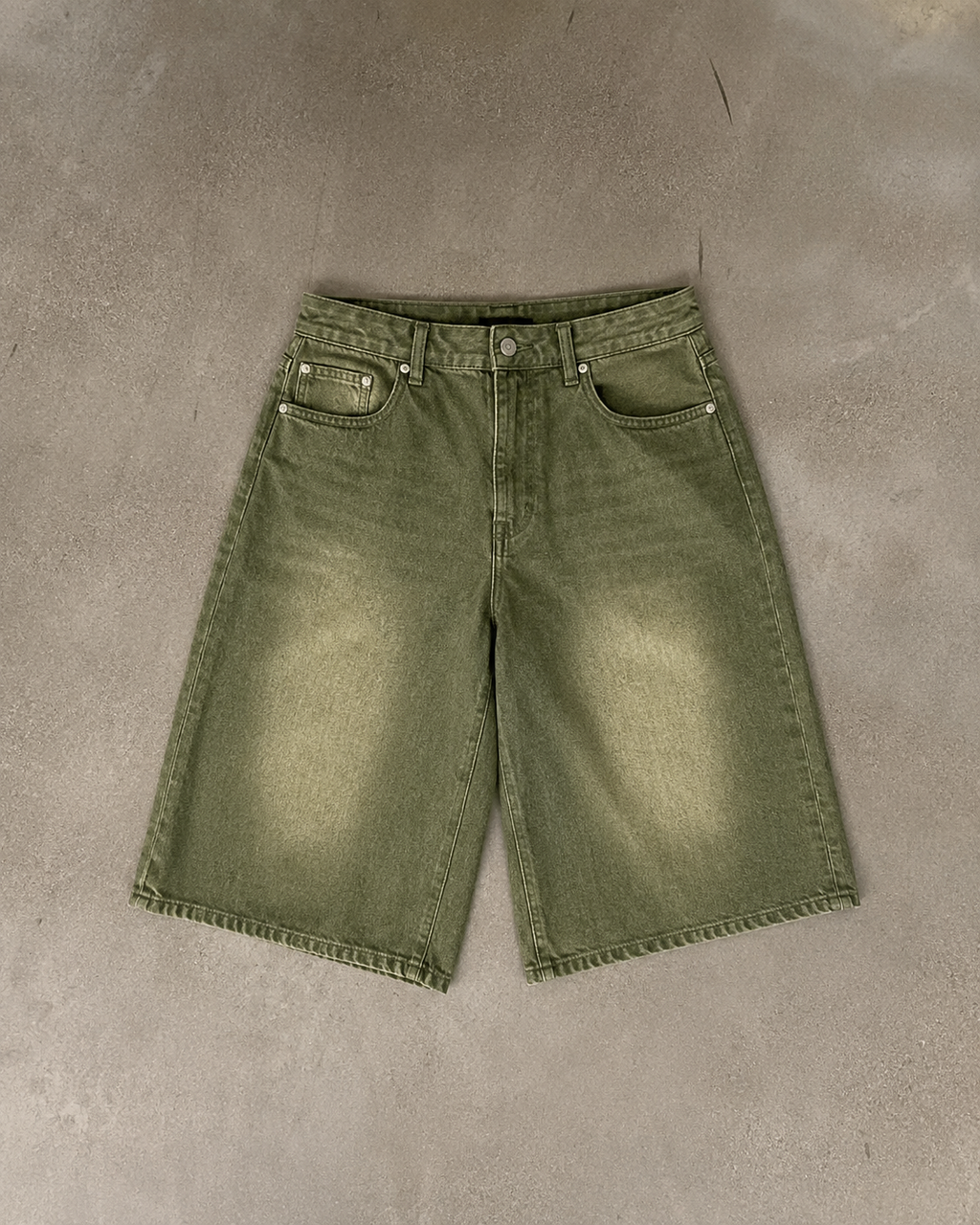 Matcha Denim Shorts