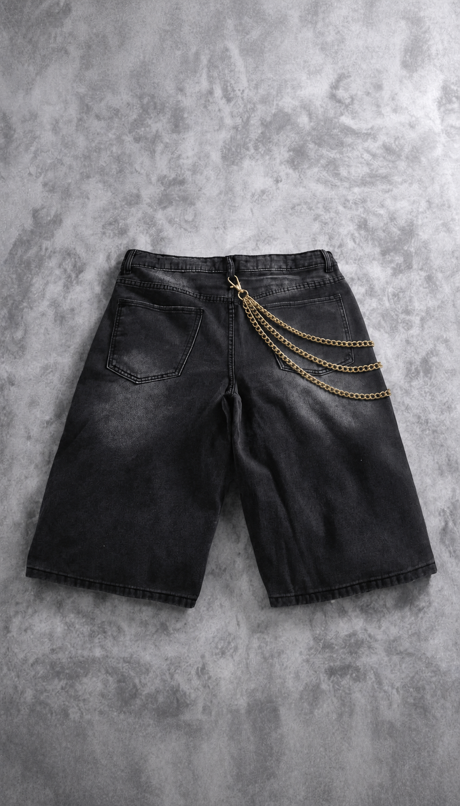 DENIM SHORT TRIPLE GOLD