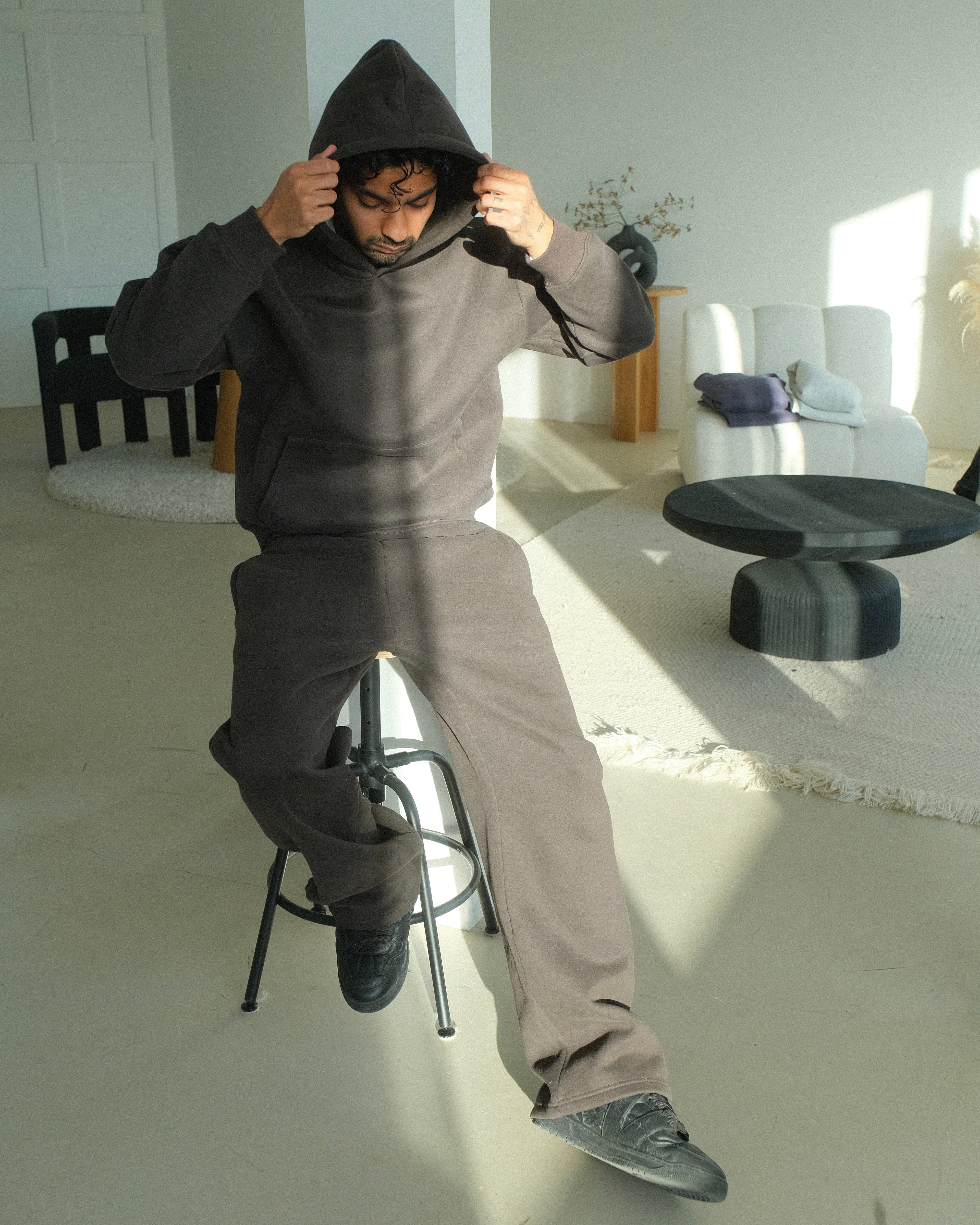 Smoke Grey Hoodie