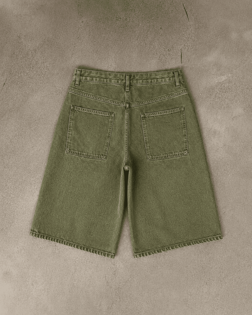 Matcha Denim Shorts