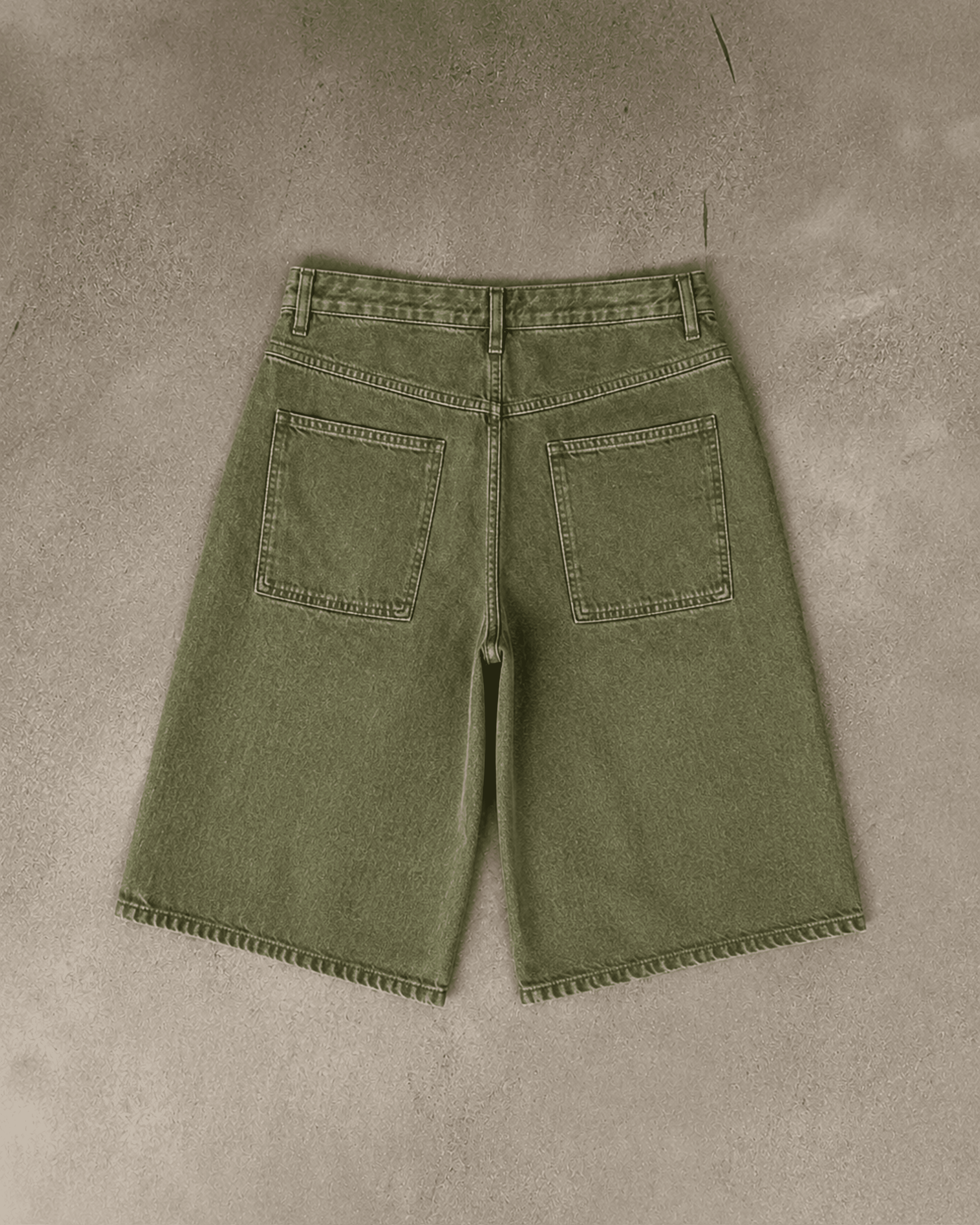 Matcha Denim Shorts