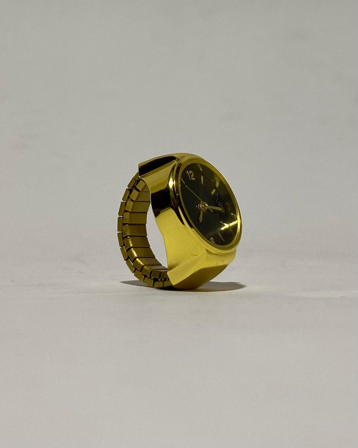 Gold Clock Ring