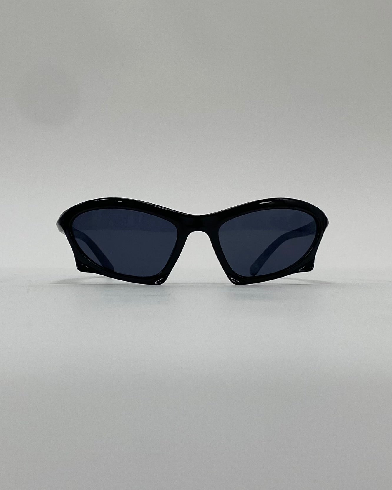 Black Retro Sport Glasses